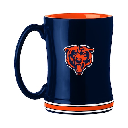 Logo Brands Chicago Bears 14oz Relief Mug 606-C14RM